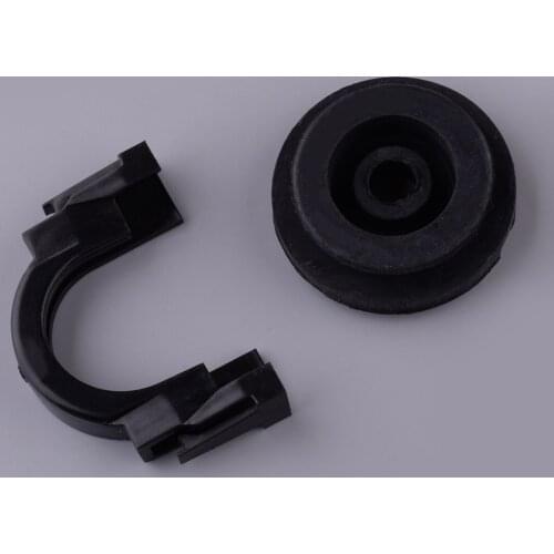 1 Kit Car Upper Radiator Mount Bushing Bracket Black fit for Nissan Quest Maxima Altima Sentra 21506-6M100 21542-CA000