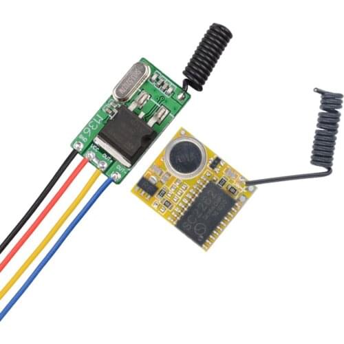 3.7V---9V Transmitter Module Power ON Transmitting DC 6V-36V 7.4V 9V 12V 14V 16V 28V 36V Receiver Wireless Remote Control Switch