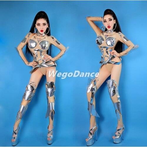 New Women Cosplay Costume Bodysuit Bar Sexy Nightclub Party Show Dance Team Performance Clothes Jazz Stage
