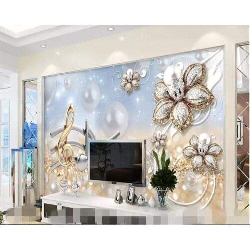 Beibehang wallpaper 3d on the wall 3d mural Custom wall sticker embossed floral wallpaper fortune tree home indoor TV background