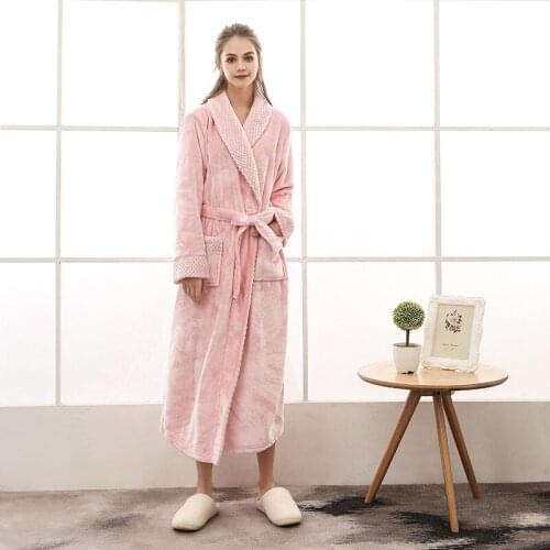 Plegie Women's Winter Bathrobes