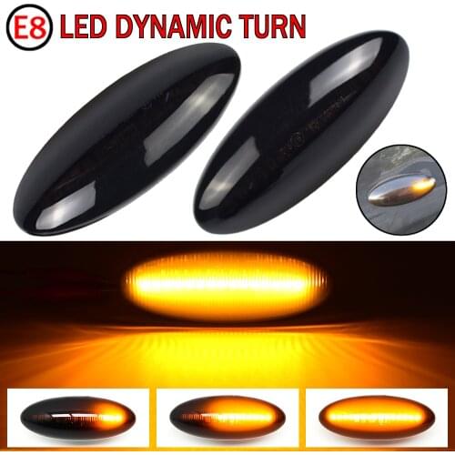 For Toyota Yaris Auris Mk1 E15 COROLLA RAV4 Mk3 LED Dynamic Car Blinker Side Mirror Marker Turn Signal Light Lamp Accessories