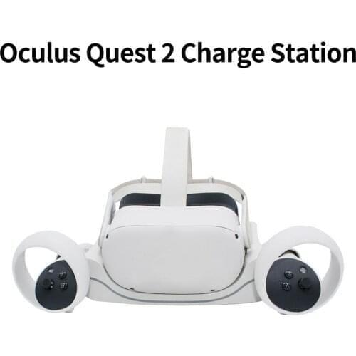 VR Charging Stand Station Display Docking Charger Showcase For Oculus Quest 2 VR Headset Holder Controller Storage Stand