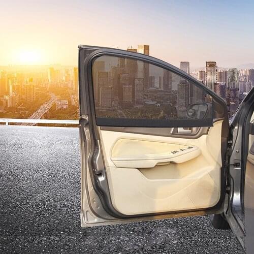 High Quality 1Pc Car Side Window Sunshade Cover Sunshade Mesh Sun Visor Auto UV Protect Curtain Car Styling Exterior Accessory