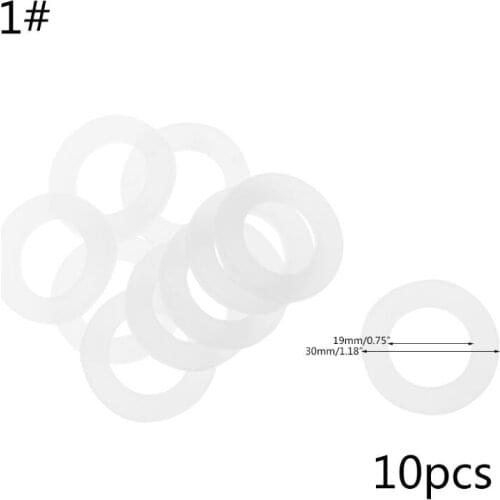 10pcs Bellows Pipe Seal Rings Hose Washers Water Silicone Gasket 1/2\" 3/4\" 1\"