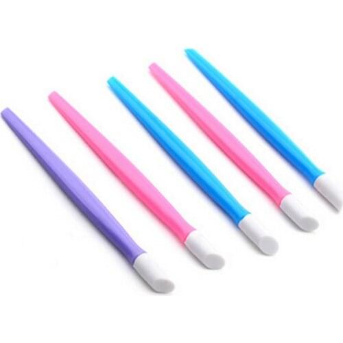 2018 French Tips Tool Nail Art Manicure Curve Rod Sticks Artificial Plastic Nails Pick Color Random