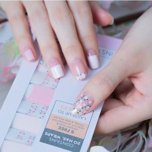 22tips Nail Polish Wrap, Nail Decal, Nail Stickers, Nail Art,Blush Nail Polish real nail polish strips KLL6022 street art wraps