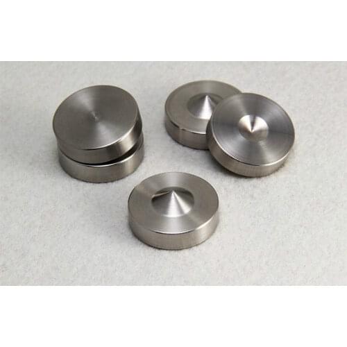 3 Sets Stainless Steel Speaker Shock Spikes Stand Feet Amplifier HIFI Isolation Foot Base Pad