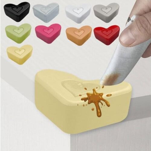 4 Pcs Soft Silicone Baby Safe Corner Protector Table Desk Corner Guard Edge Anticollision Guards for Newborn Infants Kids Securi