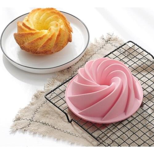 6 inch Bakeware Kitchen Cake Pans Mold Savarin Mold DIY Cake Baking Tools Mould Food Grade Silicone Bake Pan Bread Pans