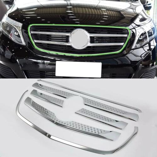 ABS car accessories Car body kits front grill trim cover For 2017 Mercedes-Benz V class