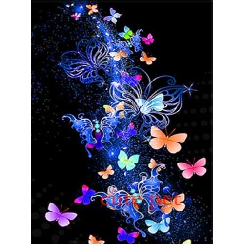 SHAYI 5D Diamond Painting Butterfly Animal Full Square/Round Drill Embroidery Cross Stitch Aestheticism Home Decor Painting