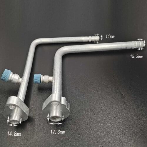 Auto Air Conditioning Pipe Fittings/Excavators ac Compressors Pipes Hoses Aluminum Joints R134a Refrigerant Valves