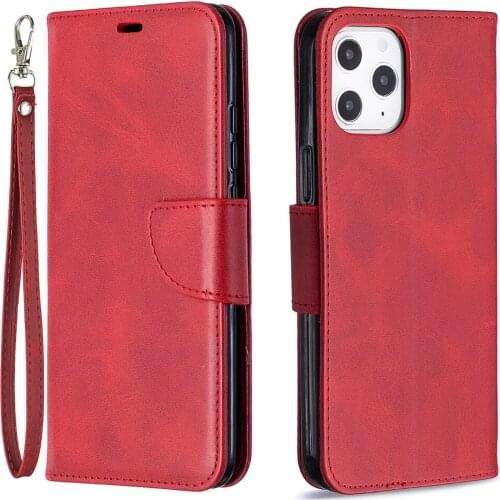 On For Coque iPhone 12 Pro Max Leather Flip Wallet Case For iPhone 12 Mini 11 Pro 8 7 6S 6 Plus XS Max XR X SE 2020 Phone Cover