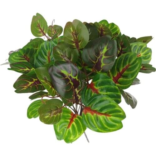 Artificial Green Leaves 5 Branches Simulation Plants Office Home Decor