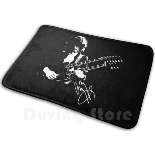Jimmy Carpet Mat Rug Cushion Soft Page Guitar Hero Led Band Cool Hard Classic Madison Square Show Live Heavy Metal