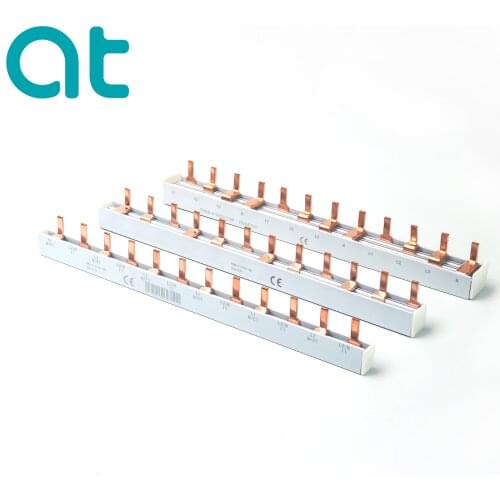 Copper Busbar for Distribution Box Circuit breaker PIN U TYPE MCB connector busbar connection breaker combing
