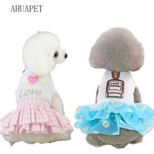 Miniature Pinscher Dog Korean Dog Clothes For Dogs Princess Chihuahua Dress For Small Girl Summer Puppy Mascotas Roupa Pet