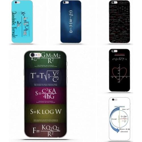 Wexoeq Soft TPU Coque mathformula For Huawei Honor 4C 5A 5X 6A 6C 6X 7X 9 V8 V10 Mate 7 8 10 P9 P20 Pro Lite Play