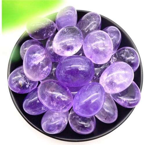100g Natural Amethyst Tumbled Stones Purple Quartz Crystals Gemstones Rock Mineral Specimen Energy Stone Healing Home Decoration
