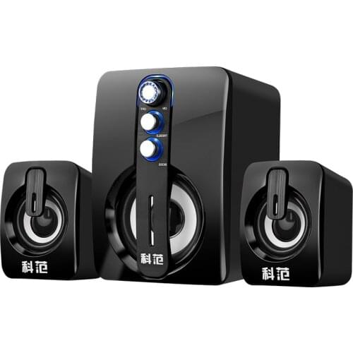 New 4D Surround Sound Computer Speaker Mini Subwoofer Music Speaker for Laptop Notebook PC Phone Stereo Bluetooth Loudspeaker
