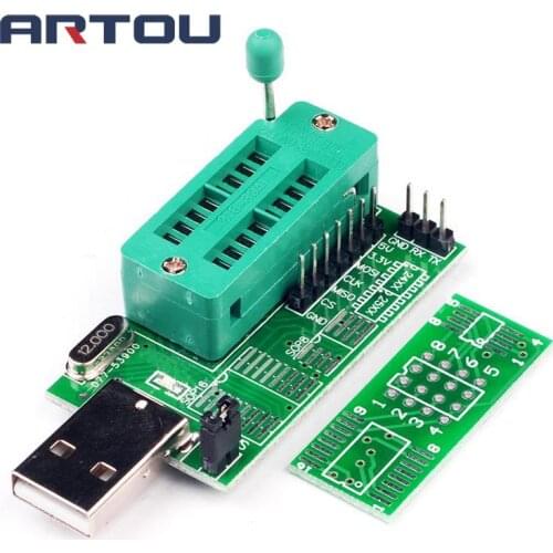 Bios Board MX25L6405 W25Q64 USB Programmer LCD Burner CH341 Progammer For 24 25 Series