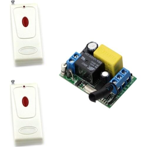 AC 220V 1CH Relay Wireless Remote Control Light Switch Wireless Radio Switch Remote Power ON/OFF Receiver Transmitter