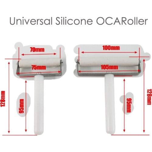 7/10cm Silicone oca roller for ipad tablet PC iphone samsung note lcd screen film repairing laminating tool Roller