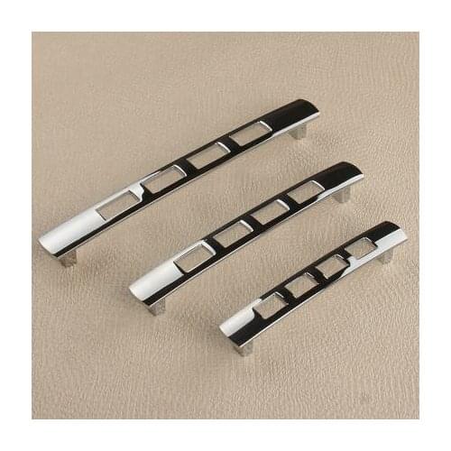 Modern Concise Design Style Hollowed Zinc Alloy Cabinet Handle Drawers Pulls