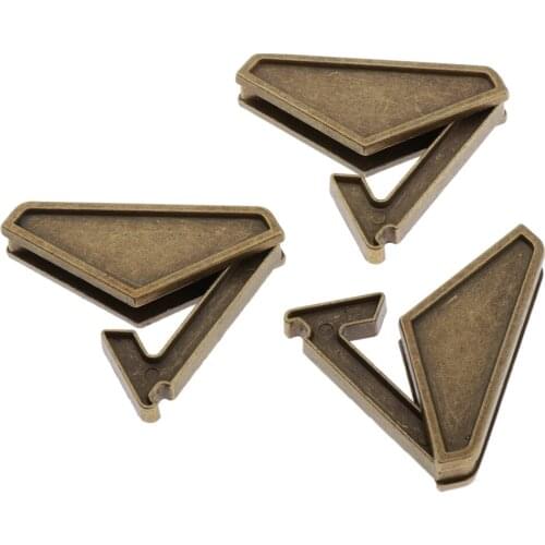 Zinc Alloy Triangle Intelligence Toy IQ Test Kids Adults Development Toys