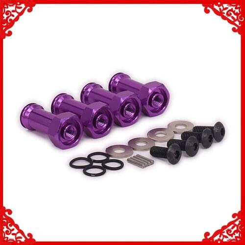 24mm Alloy Wheel Extension Adapter 12mm Hex Diam For Rc Hobby Car 1/16 Traxxas Slash TS1608 Monster Truck Buggy Truggy