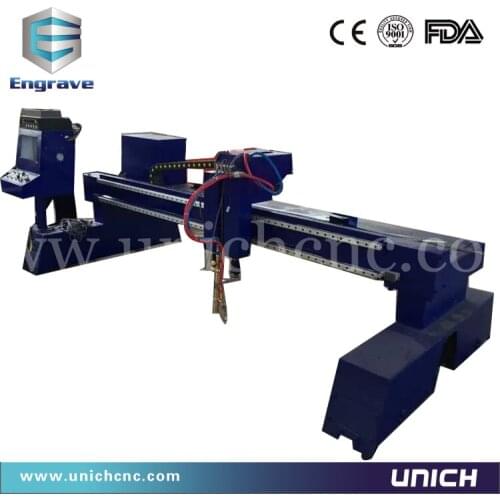 UNICH Gantry Type/plasma or flame cutting machine CNC plasma cutting machine for metal sheet plasma cutter