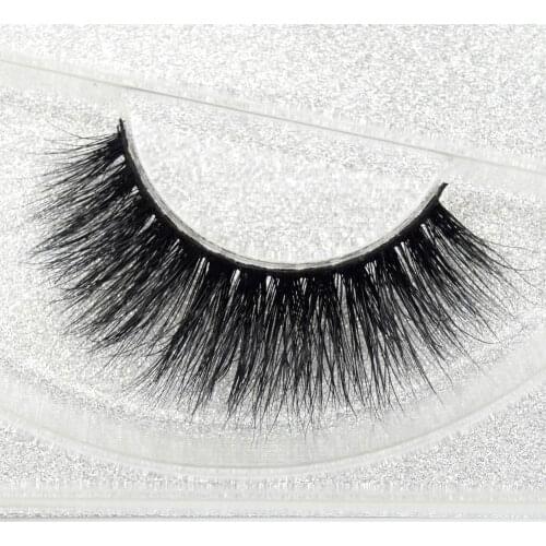 Visofree Mink Eyelashes Long Winged Eyelashes Black Tapered Eyelashes Plastic Black Terrier cilios posticos D123