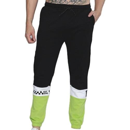 High quality sports trackpants for men breathable fitness gym mens trackpants