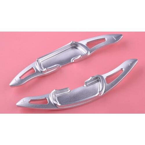 1 Pair Silver Car Gear Steering Wheel Shifter Shift Paddle Decoration Aluminium Alloy Fit for Mazda 3 6 CX3 CX4 CX5 MX-5 2016