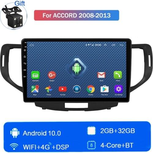 4G LTE Quad Core ROM 32GB Head Unit For Honda Accord 8th 2008 2009 2010 2011 2012 2013 car GPS Navigation Reversing Video Player