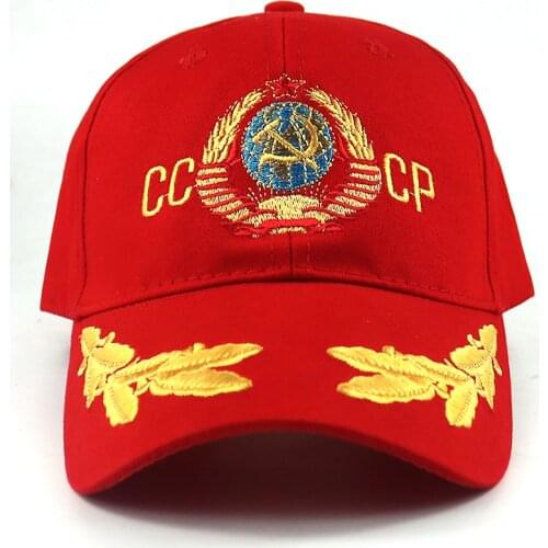 CCCP USSR baseball cap unisex adjustable cotton CCCP embroidery snapback hat fashion caps sports hats men wholesale