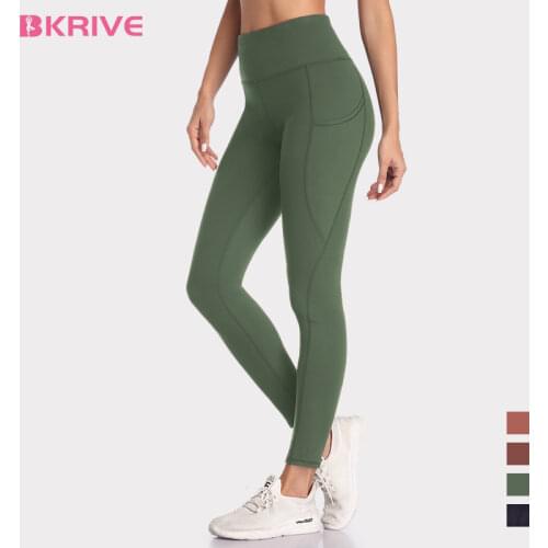 Yoga Pants Women with Pocket Plus Size Leggings Sport Girl Gym Leggings Tummy Control Jogging Tights Female Solid Fitness Pants