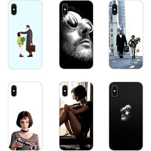 For Apple iPhone X XR XS 11Pro MAX 4S 5S 5C SE 6S 7 8 Plus ipod touch 5 6 TPU Transparent Cover Bag Leon Matilda Natalie Portman
