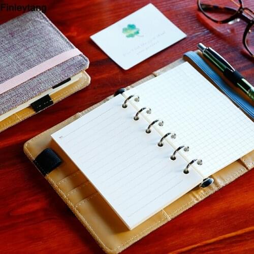Stationery Sheet Pippie Notebook A6 Six-hole Dot Matrix Grid Notebook Multifunctional Personal Diary / Week Plan / Agenda Travel