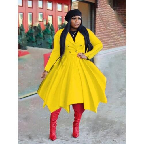 African Dresses for Women 2021 Spring and Autumn African Women Long Sleeve V-neck Dress African Clothes Plus Size Women Dress