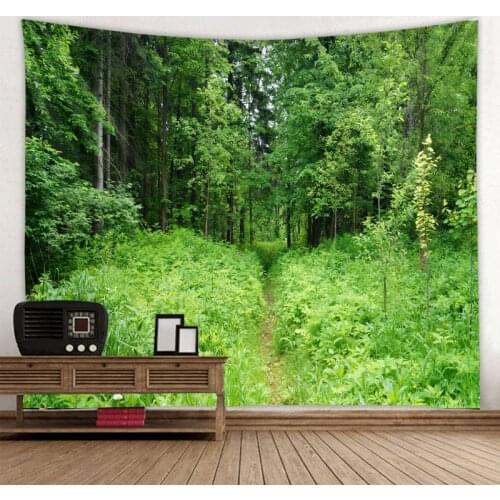 Woods Tapestry Bohemian Wall Hanging Dream Hanging Cloth Mandala Printed Tapestry Living Room Bedroom Home Decor