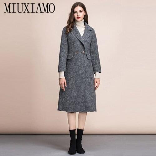 MIUXIMAO Women's Gray Coats