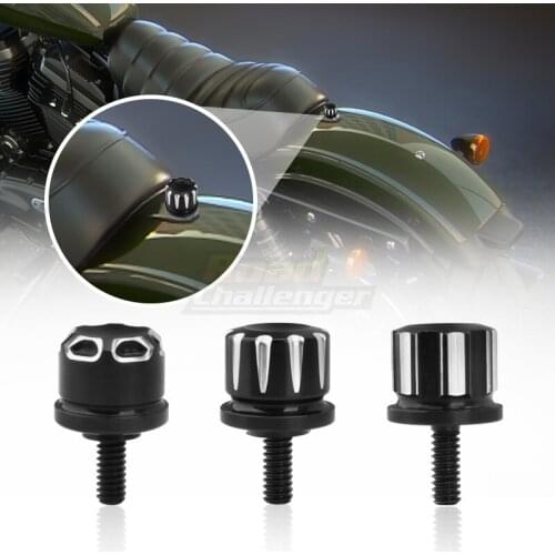 Motorcycle Rear Fender Seat Bolt Seat Screw Nut Kit Mount Knob Cover Nut For Harley XL Dyna Softail Touring Motorbikes 1996-Up