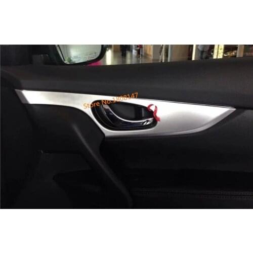 Car Sticker ABS Chrome Door Window Glass Panel Bowl Handle Frame Trim For Nissan X-Trail Xtrail T32/Rogue 2017 2018 2019 2020