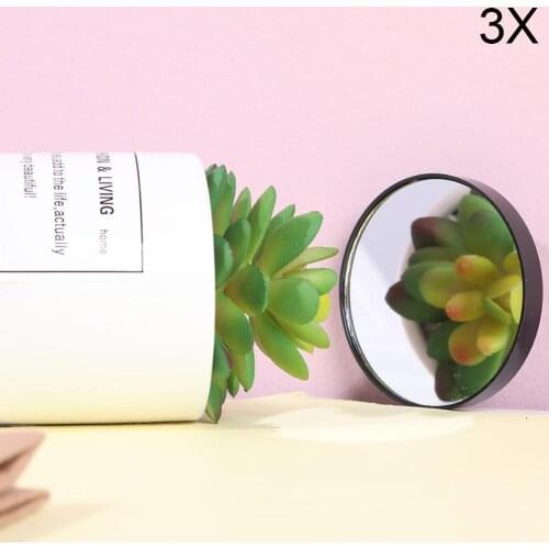 New Suction Cup Type Multi-fold Portable Makeup Mirror Makeup Bathroom High-quality Material Mirror D9R6