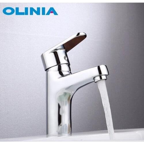 Olinia Basin Faucets Water Conservation Technology Mixer Tap Hot And Cold Water Bathroom Basin Faucet contemporary OL7161