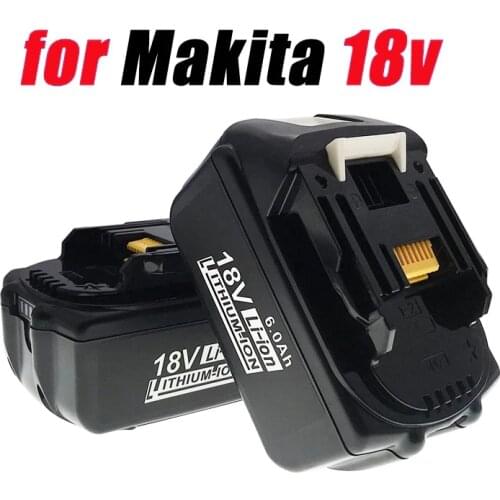 BL1860 Rechargeable Battery 18V 6Ah Lithium Ion for Makita 18v BL1840 BL1850 BL1830 BL1860B LXT 400