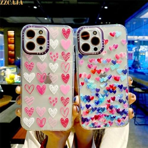 Clear Cartoon Graffiti Cover for Xiaomi Redmi Note 10 9S 9 Pro Max 8 7 Case Soft Silicon Phone Lens Protection Painted Pictures