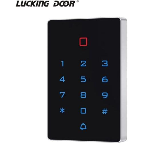Backlight Touch 125khz RFID Card Access Control keypad EM card reader Door Lock opener wiegand 26 output Anti-disassembly Alarm